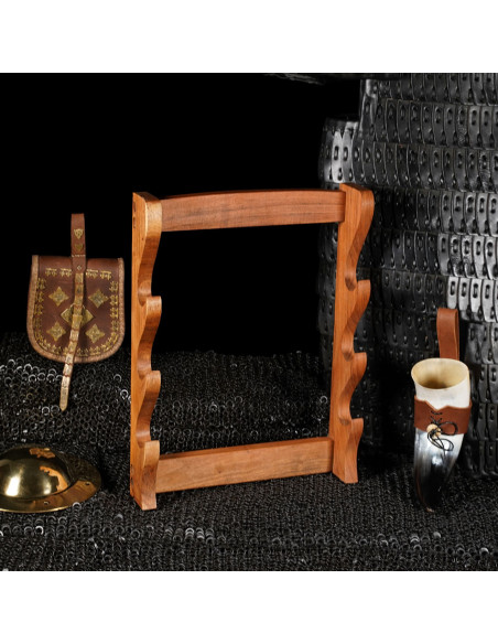 Staffa da parete in legno per...