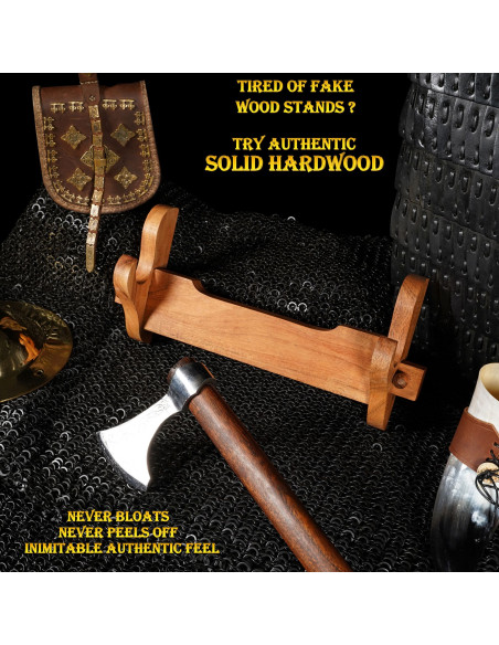 Staffa da parete in legno per...