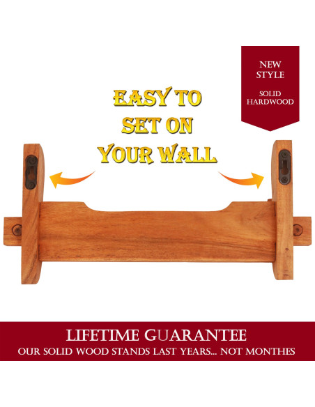 Staffa da parete in legno per...