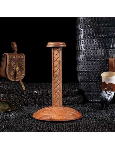 Supporto in legno intagliato per...