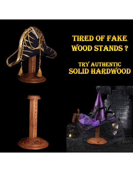 Supporto in legno intagliato per...