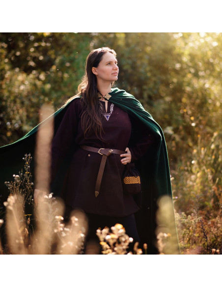 Grande Mantella in Lana con Chiusura...