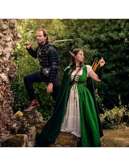 Grande Mantella in Lana con Chiusura...