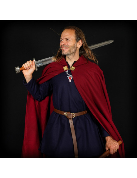 Grande Mantella in Lana con Chiusura...