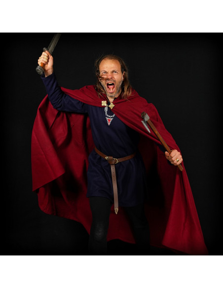 Grande Mantella in Lana con Chiusura...