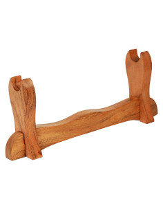 Supporto da tavolo in legno per appendere 1 spada (34 cm.)