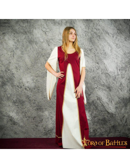 Abito medievale cortigiano Aelis -...