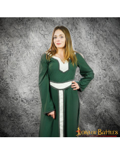 Abito medievale da donna Nairana - Verde 2