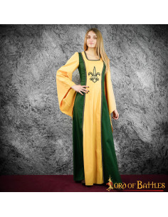 Abito da cortigiana medievale Lisenia Fleur de Lis -...