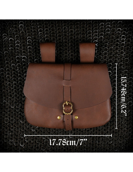 Borsa medievale Mythrojan marrone...
