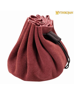 Borsa mendicante medievale - Vino rosso rosso (8,8 cm.)