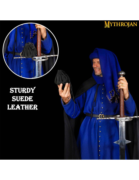 Borsa mendicante medievale - Nero...