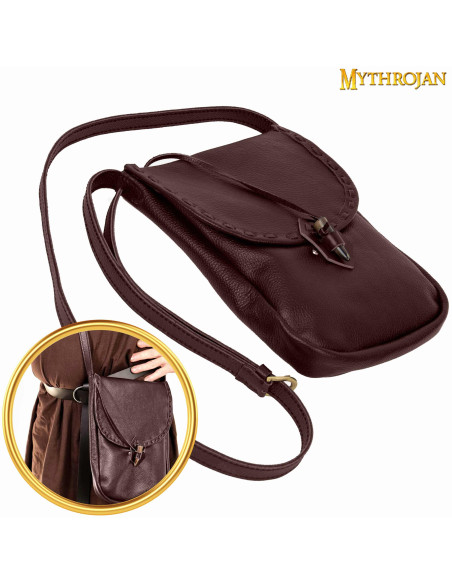 Borsa medievale in pelle, tipo...