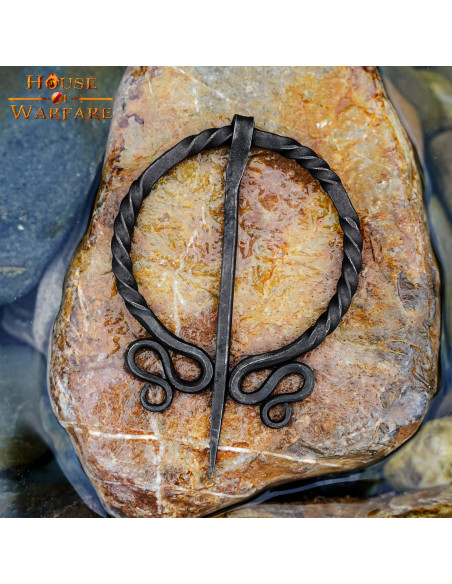 Fibula elfica storica forgiata a mano...