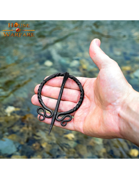 Fibula elfica storica forgiata a mano...