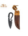 Coltello medievale in ferro forgiato a mano (13,3 cm.)