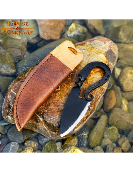 Coltello medievale in ferro forgiato...