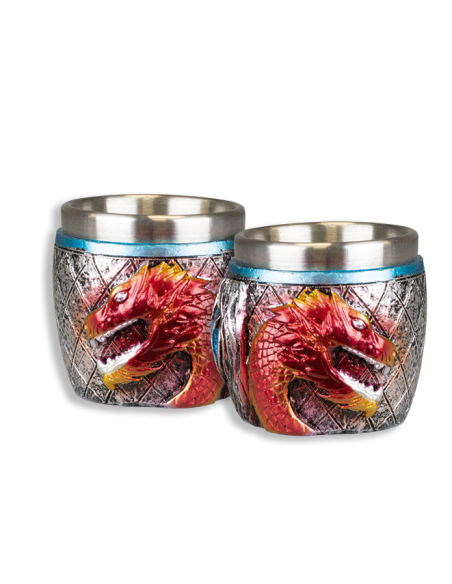 1 Bicchierino draghi medievali...