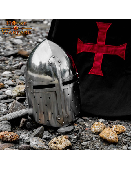 Elmo conico Pan di Zucchero medievale...