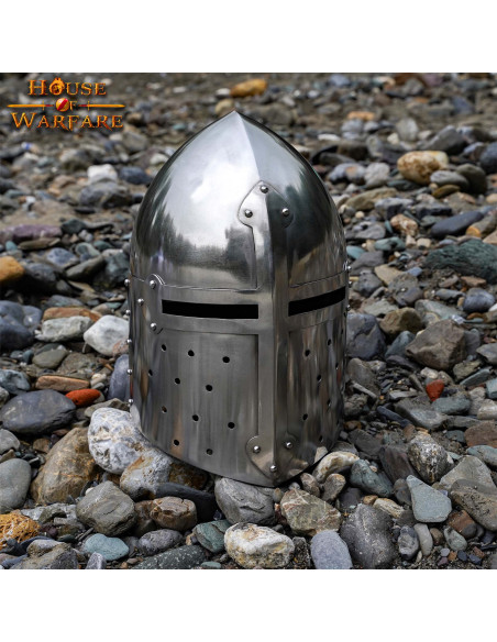 Elmo conico Pan di Zucchero medievale...