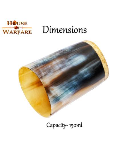 Bicchierino in corno di corno (150 ml.)