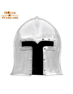 Barbuta italiana in acciaio, XV secolo