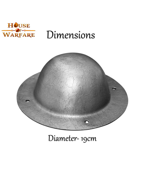 Umbo in acciaio per scudi vichinghi...