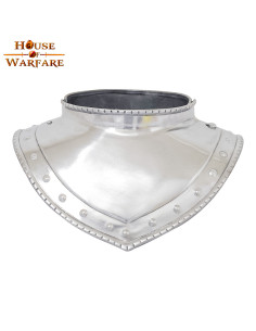 Gorgiera medievale in acciaio, inizio XVII secolo