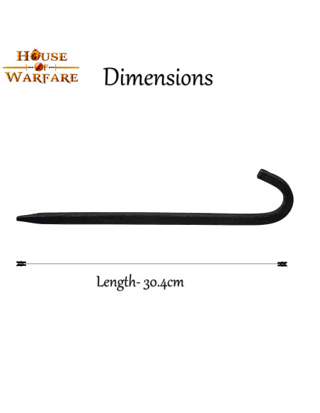 Picchetto per tenda (12")