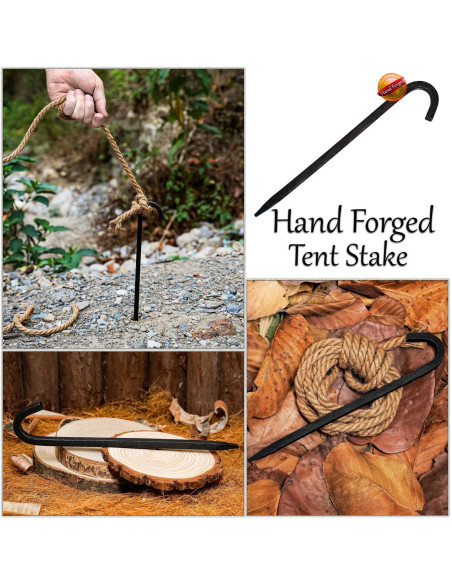 Picchetto per tenda (12")