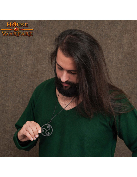 Ciondolo triscele celtico forgiato a...