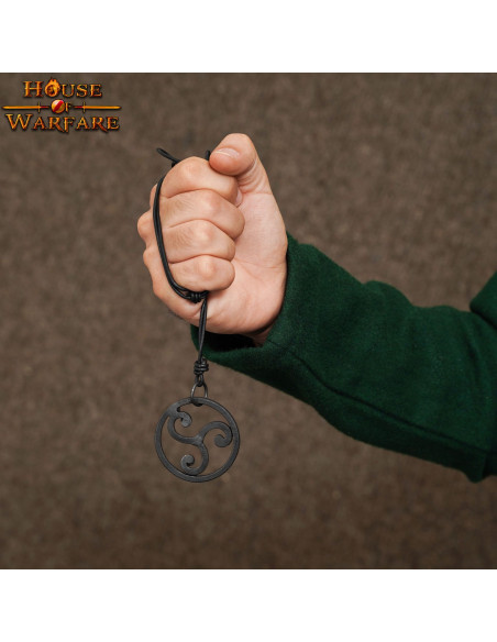 Ciondolo triscele celtico forgiato a...