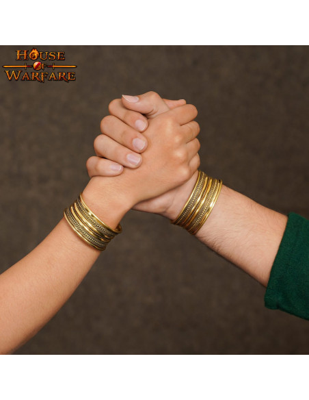 Bracciale medievale in ottone (16,5 cm.)
