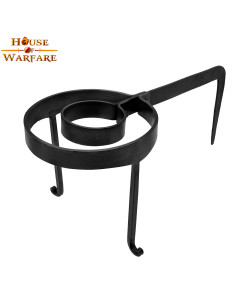 Treppiede da cucina medievale forgiato a mano