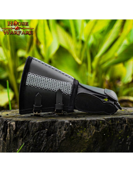 Guanto fantasia in cotta di maglia e...