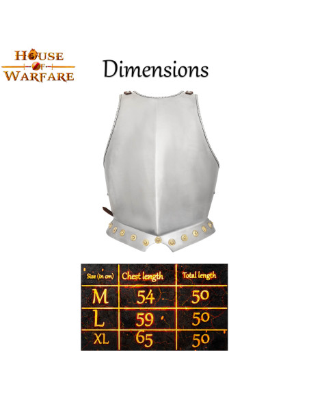 Corazza d'armatura, pettorale, del...