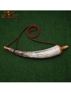 Elegante polveriera in corno di corno (secoli XIV-XVIII) 2