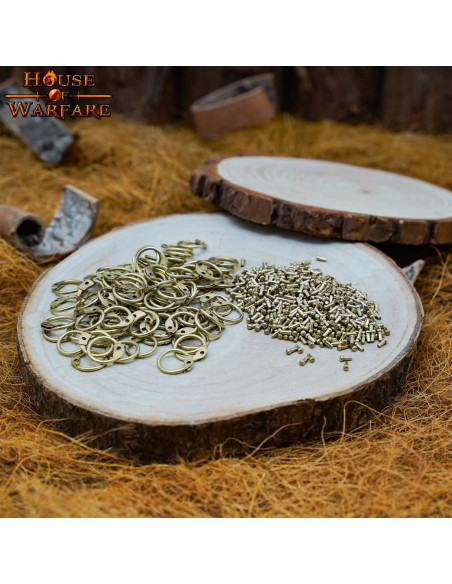 Set di anelli tondi e rivetti in...