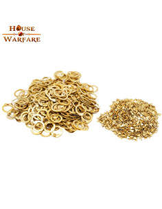 Set di anelli tondi e rivetti in cotta di maglia, calibro...