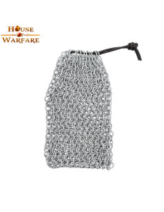 Borsa medievale in cotta di maglia (15,2x10,1 cm.)