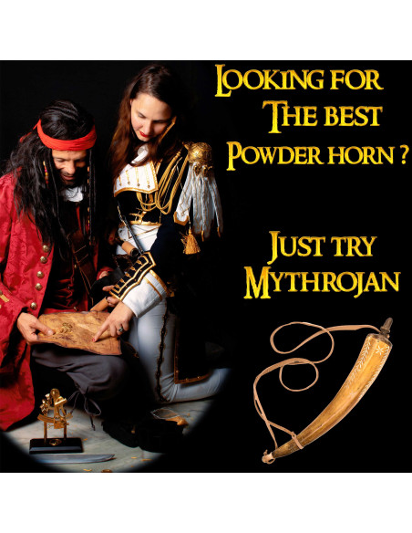 Portacipria in corno intagliato a...