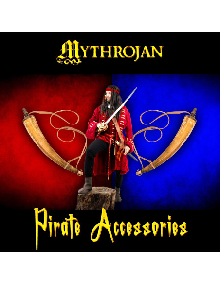 Portacipria in corno intagliato a...