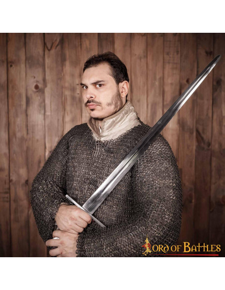 Lunga cotta di maglia medievale con...