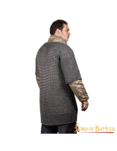 T-shirt mezza manica in maglia di gomma e alluminio 2