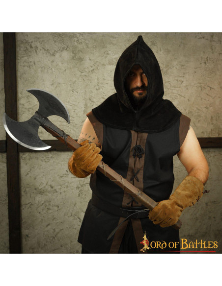 Ascia vichinga a doppio taglio in...