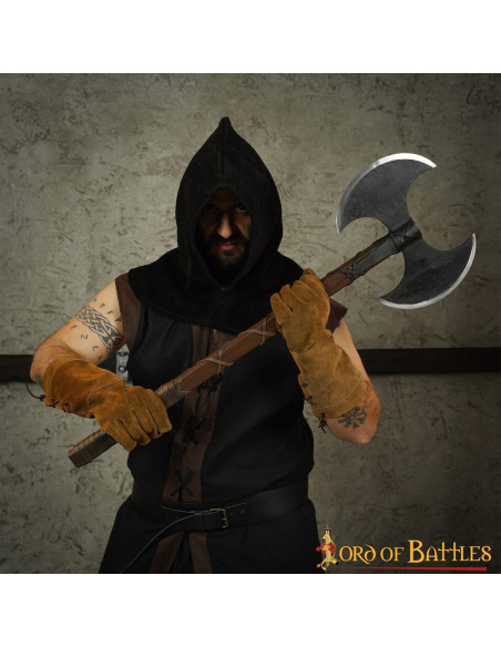 Ascia vichinga a doppio taglio in...