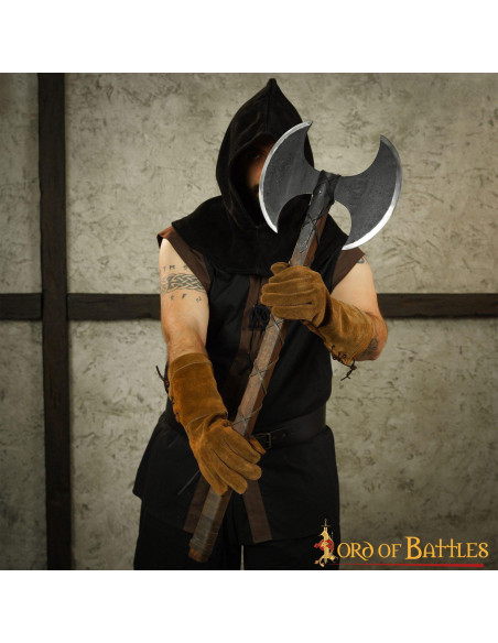 Ascia vichinga a doppio taglio in...