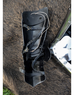 Protezione Gambe medievali in acciaio (XV secolo) 2