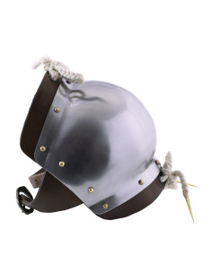 Ginocchiere medievali in acciaio, coppia 2