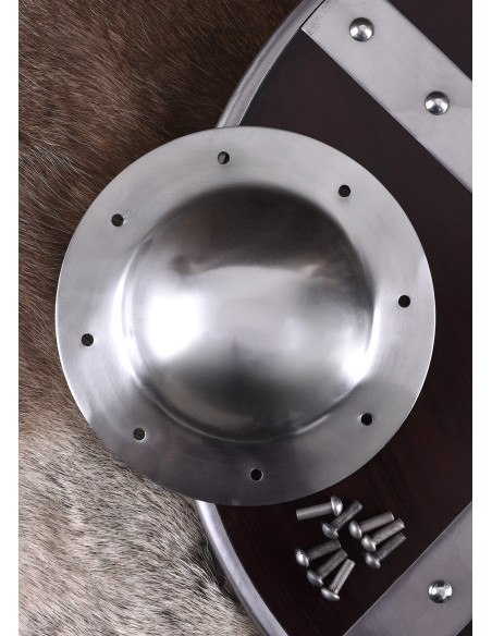 Umbo per scudo vichingo, con rivetti...